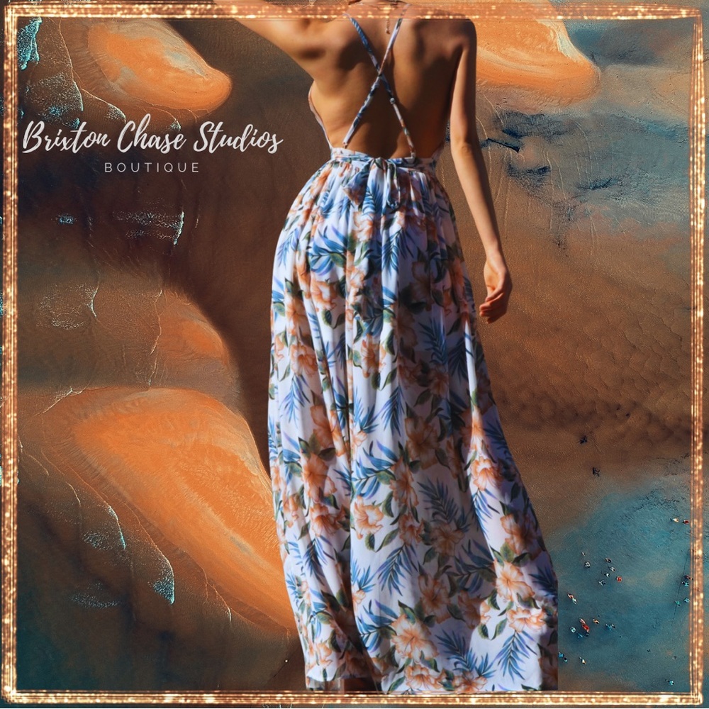 Floral Maxi Sundress - Picture 2 of 4